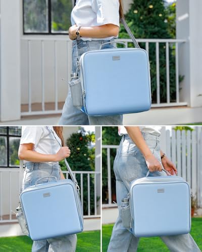 Zipper Binder 3 Inch D-Ring 3 Ring with Water Bottle Holder - Image 6