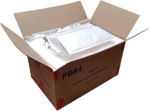 iMBAPrice 100#4 (9.5" x 14.5") Pure White Color SELF Seal Poly Bubble MAILERS Padded Shipping ENVELOPES (Total 100 Bags) - Image 2