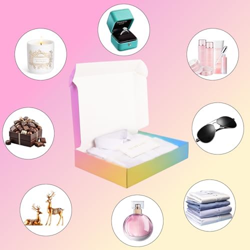 Shipping Boxes for Packaging, 11x8x2 in Corrugated Cardboard Boxes, Mailing Boxes for Small Business(40 Pack, Colorful) - Image 6