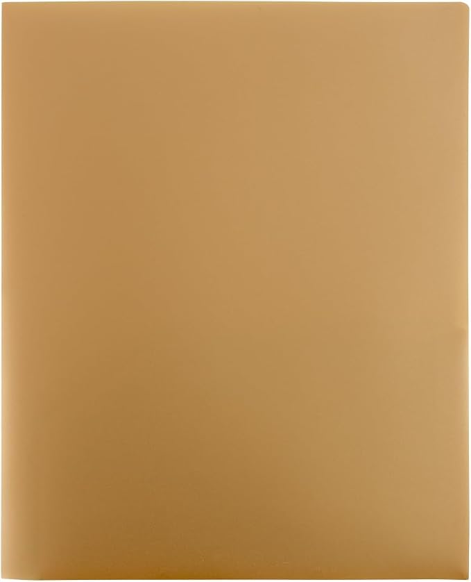 JAM PAPER Heavy Duty Plastic 2 Pocket Extra Tough School Folders - Assorted Professional Colors - 6/Pack - Image 5