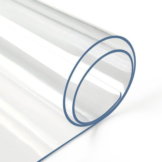 Deep Dream 2.0mm Clear Desk Cover Protector, 42×84 Inch Clear Desk Cover, Clear Desk Mat, Table Cover Tablecloth Protector Rectangle, Table Protector for Dining Room Table by DeepDream
