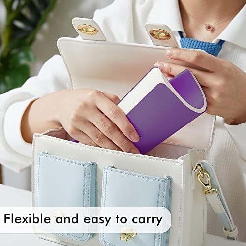 feela 36 Pack Soft Cover Journal Bulk, Lined Blank Travel Journal for Women Men Writing, Notebooks College Ruled for Work, Note Taking Notebook School Business Supplies, 8.2” x 5.5”, A5, Dark Purple - Image 5