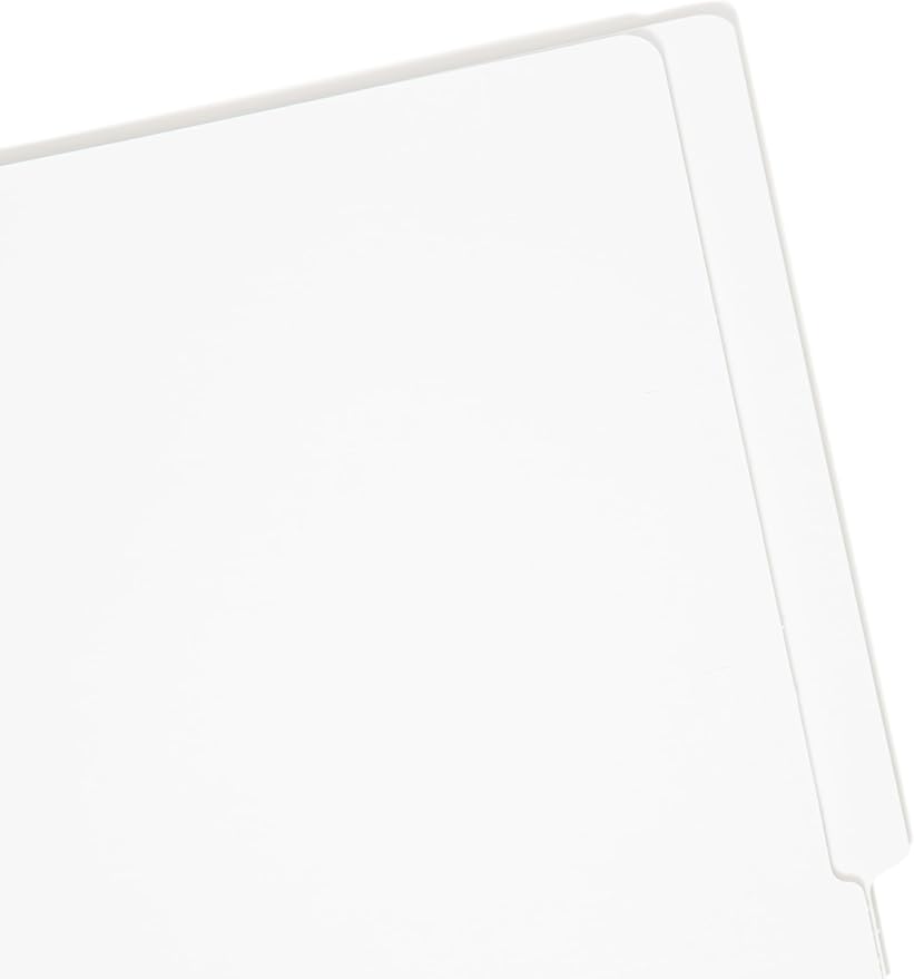 Smead End Tab Fastener File Folder, Shelf-Master® Reinforced Straight-Cut Tab, 2 Fasteners, Legal Size, White, 50 per Box (28840) - Image 4