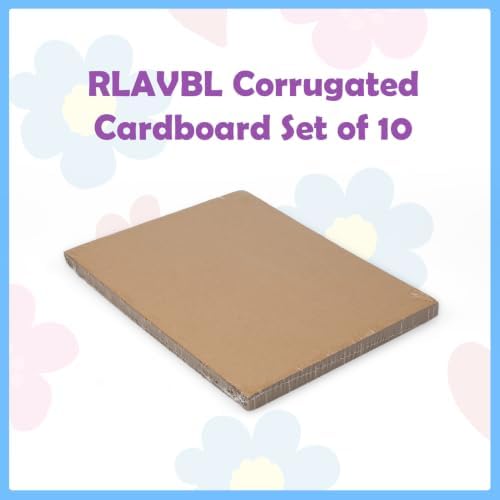 RLAVBL 10 Pack 8.5x11 Corrugated Cardboard Sheets, Flat Cardboard Inserts for Shipping, Mailing, Packing, DIY Crafts - Image 7