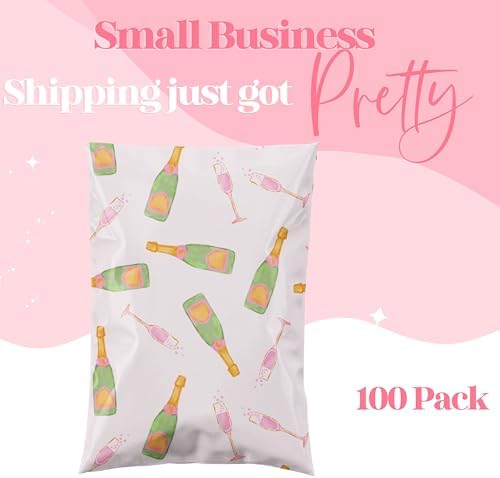 Pretty Package Store Poly Mailers 6x9, Champagne, 100 Pack - Image 3