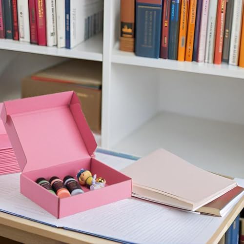 9x6x2 inch Pink Shipping Boxes for Small Business- Set of 25 - Image 4