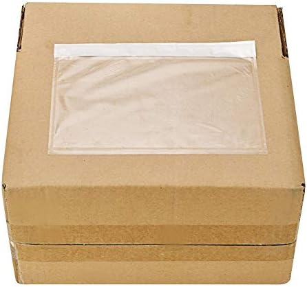 9527 Product 7.5" x 5.5" Clear Adhesive Top Loading Packing List/Shipping Label Envelopes (2000 Pack) by 9527+Product