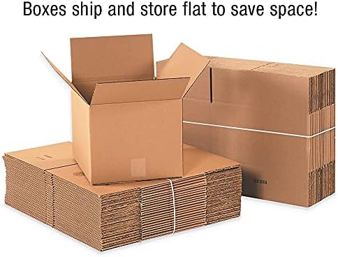 BOX USA Moving Boxes 10"L x 6"W x 3"H Medium 25-Pack | Corrugated Cardboard Box for Packing, Moving and Storage 10x6x3 1063 - Image 4