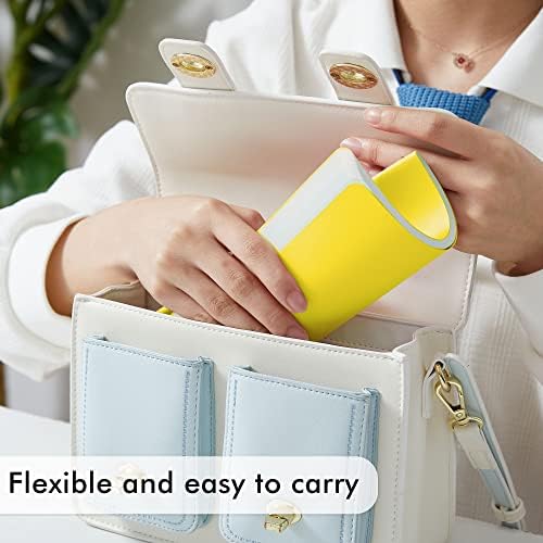 feela 36 Pack Soft Cover Journal Bulk, Lined Blank Travel Journal for Women Men Writing, Notebooks College Ruled for Work, Note Taking Notebook School Business Supplies, 8.2” x 5.5”, A5, Lemon Yellow - Image 5