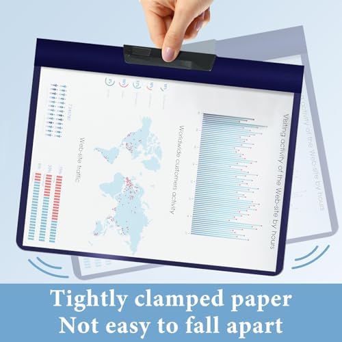 36 Pack Swing Clip Report Covers, Navy, Letter Size - Image 6