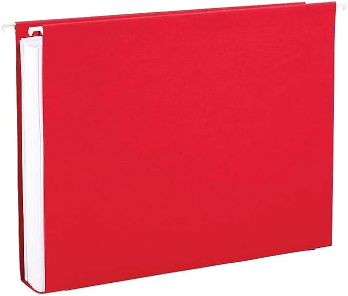 Staples Hanging File Folders, Letter Size, 2" Expansion, 5‑Tab, Assorted Colors, Box‑Bottom Design – 25/Box - Image 3