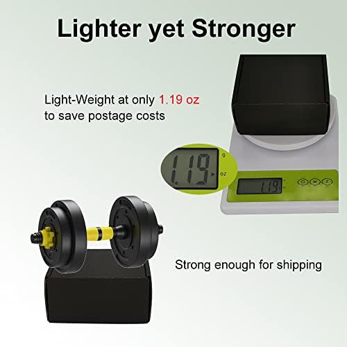 4x4x2'' Small Shipping Boxes 25 Pack, Black Corrugated Cardboard Literature Mailers, Mailing Packaging Supplies for Small Business (BK442-25) - Image 3