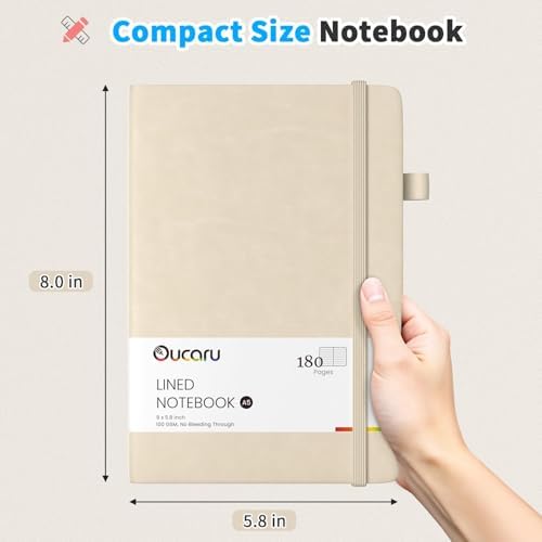 Oucaru 16 Pack Bulk Journal Notebook, A5 Lined Notebook Set, 180 Pages - Image 2