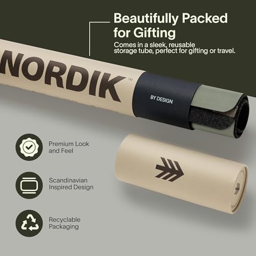 Nordik Felt and Leather Desk Mat - Dual Layer Willow Haze Sage 35 x 17 in - Image 3