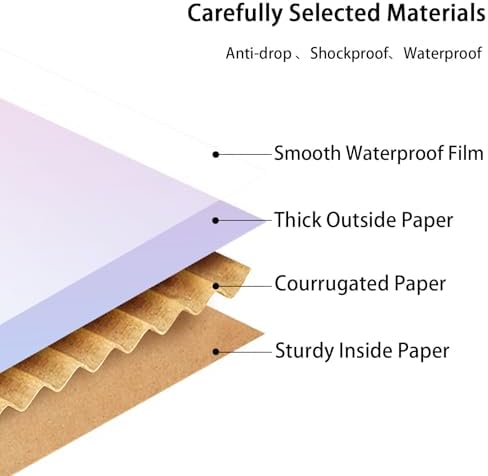 FORBFAN 11 x 6 x 6 Shipping Boxes, 30 Pack Corrugated Cardboard Mailing Boxes for Small Business, Colorful Packing Boxes for Shipping & Storage - Image 3