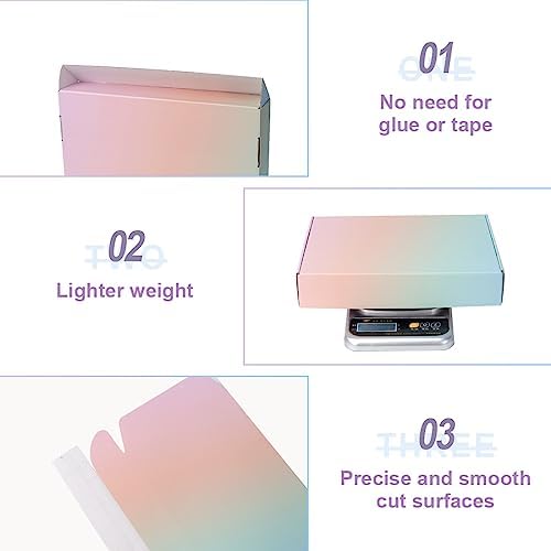 11x8x2 Shipping Boxes Set of 40, Purple Corrugated Cardboard Packaging Box, Shipping Box for Small Business, Literature, Packing Supplies - Image 4
