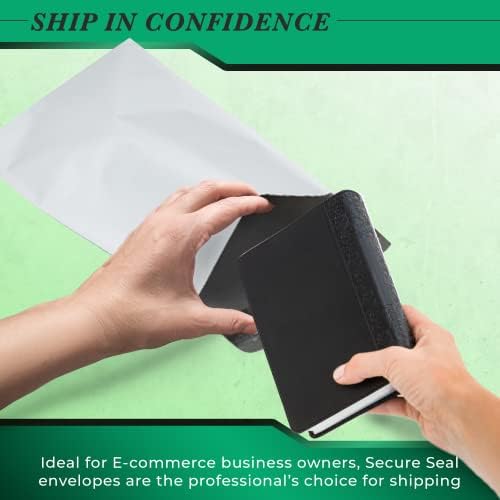 1000 Pack Secure Seal White Poly Mailers Shipping Bags - Safe Shipping with 6x9 Mailers Poly Bags - E-Commerce Poly Bags for Shipping - Self Sealing 2 Mil Poly Shipping Envelopes - Image 2