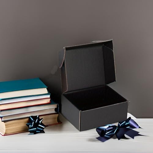 Black Shipping Boxes 9x6x4 Inches, 20 Pack - Image 3