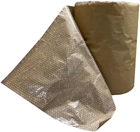 24" x 125' Small 3/16" Kraft-Backed Bubble Roll - Image 5