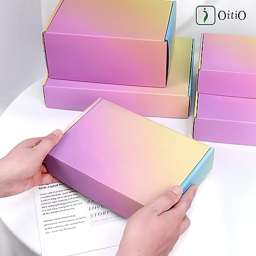 Shipping Boxes for Packaging, 11x8x2 Inches Corrugated Cardboard Boxes, Mailing Boxes for Small Business(15 Pack, Colorful) - Image 4