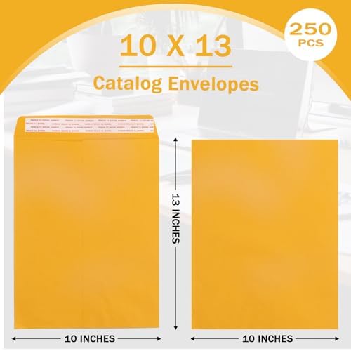 Goefun 250 Pack 10x13 Manilla Envelopes - Image 3