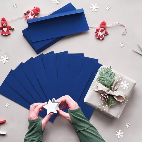 Jutom #10 Letter Size Kraft Envelopes, Royal Blue, 500 Pcs - Image 4