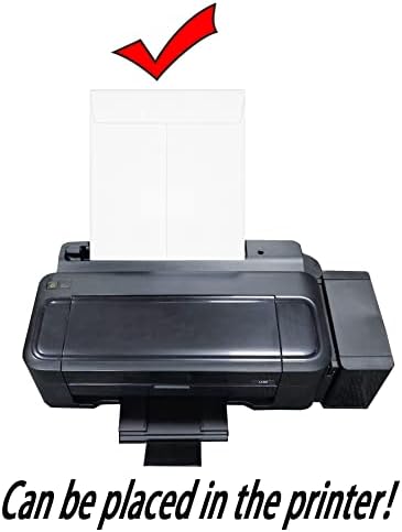 Xxcxpark 250 PCS 9x12 inches Security Catalog Envelopes Printable Self Seal Envelopes, Anti Tear White Kraft Envelopes for Invitation Cards, Pictures, Photos, Documents - Image 4