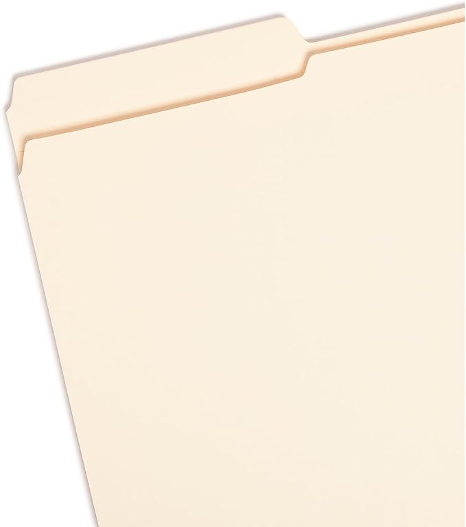 Smead File Folder, Reinforced 1/3-Cut Tab, Legal Size, Manila, 100 Per Box (15434) - Image 2