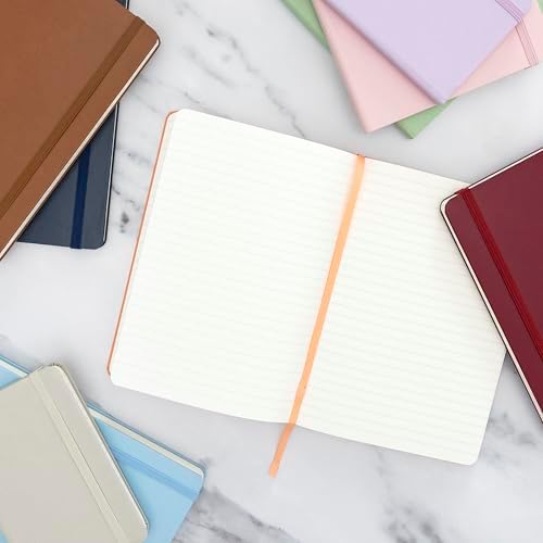 PAPERAGE Lined Journal Notebook, Hardcover Journal for Women & Men, 160 Pages, (5.6 in x 8 in), College Ruled Journaling Notebook for Work, School Supplies & Note Taking, (Black) - Image 6