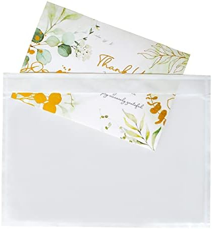 100 PCS 7.5"x 5.5" Clear Self-Adhesive Packing List Envelopes - Plastic Shipping/Mailing Pouch Enclosed Bags for Packing Slips Invoice Label by INSAFEPACK