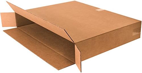 Box USA Moving Boxes, 30"L x 6"W x 24"H 10-Pack Large Side Loading Corrugated Cardboard Box for Packing, Shipping and Storage by BOXUSA