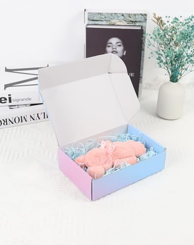 7"x5"x2" Shipping Boxes 50 Pack, Small Corrugated Packaging Mailer Boxes, Gradients Shipping Packaging Boxes for Small Business - Image 6