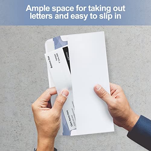 PANDRI 1000 Pack #10 Windowless Self-Seal Envelopes, Security Tinted - Image 6