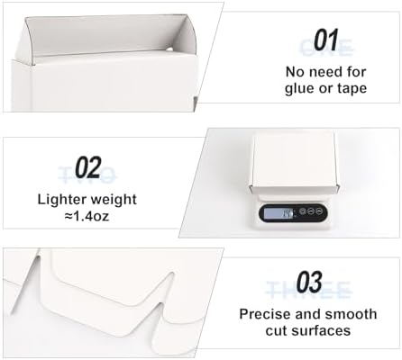 6"x4"x1.6" Shipping Boxes, 50 Pack White Cardboard Mailer Box, Small Gift Boxes for Packaging Small Business - Image 4