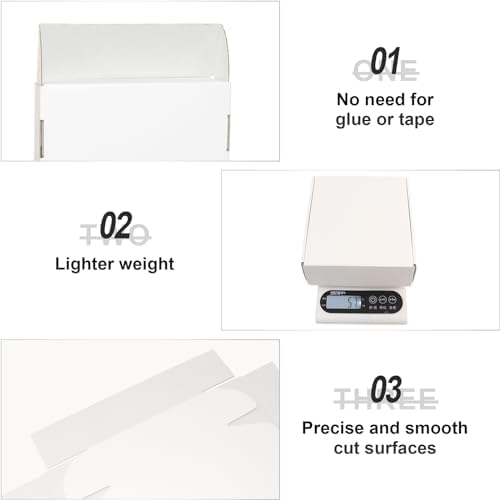 50 Pack 6"x6"x2" White Small Shipping Boxes for Packaging Small Business - Image 4