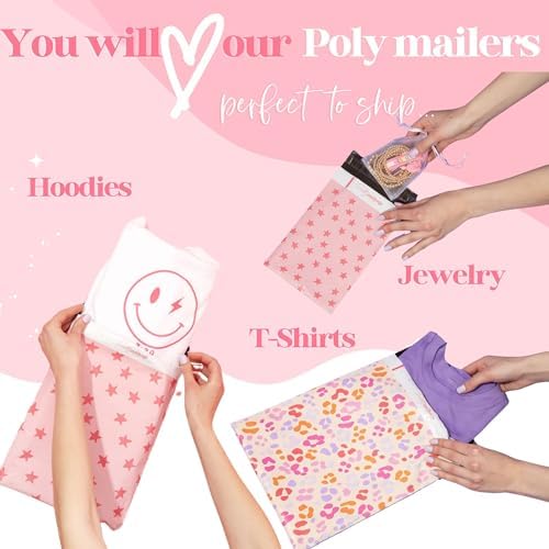 Pretty Package Store Poly Mailer 6x9, Preppy Leopard, 100 Pack - Image 6