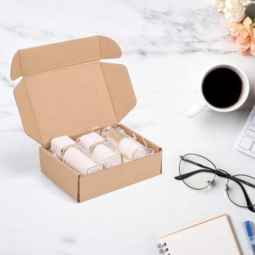 PHAREGE 40 Pack 7x5x2 inch Small Shipping Boxes, Brown Mailing Boxes - Image 3
