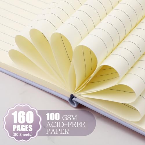 Laumoi 28 Pack A5 PU Leather Lined Notebook Journal, Morandi Color,Simple - Image 5