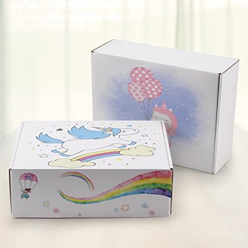 HORLIMER 12x9x4 inches Shipping Boxes Set of 20, White Corrugated Cardboard Box Literature Mailer - Image 5