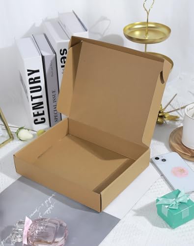 40 Pack Small Shipping Boxes, 10x8x2 Inch Brown Cardboard Boxes for Small Business - Image 3