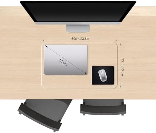 Clear Desk Mat, Non-Slip PVC Desk Protector Mat (23.6"*13.8") - Image 2