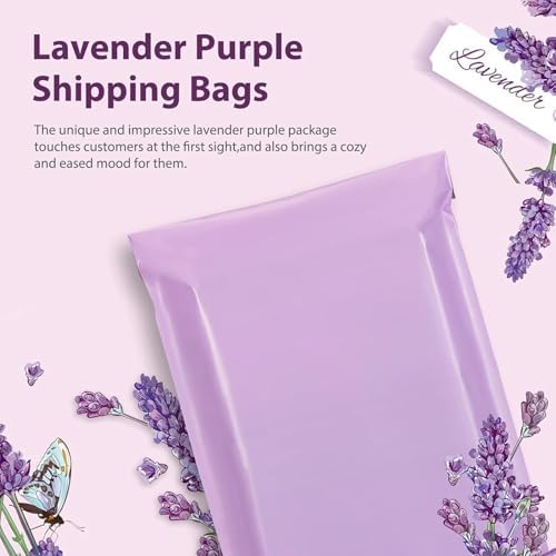 Fuxury Poly Mailers 10x13" 500 pcs, Shipping Bags Bulk for Clothes,Purple - Image 4