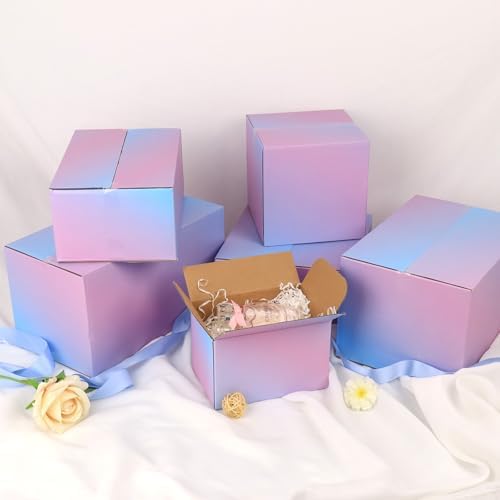 FORBFAN 6 x 4 x 4 Shipping Boxes, 30 Pack Corrugated Cardboard Mailing Boxes for Small Business, Colorful Packing Boxes for Small Orders & Packaging - Image 4