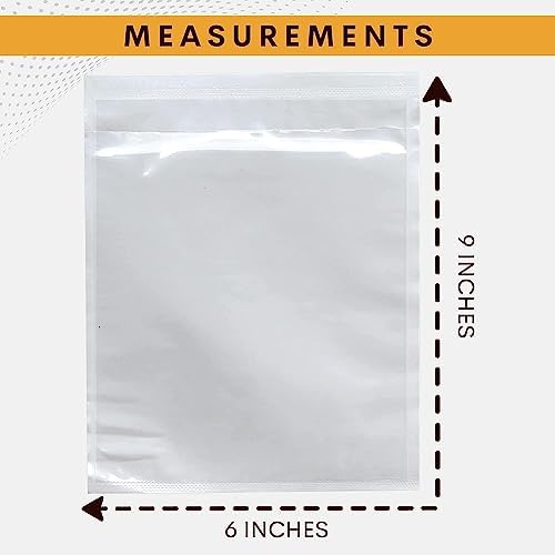 5000 Pack 6"x9" Shipping Label Sleeves – Clear Self-Adhesive Packing Slip Pouches, Waterproof Packing List Envelopes – Ideal for Shipping Documents, Mailing Labels, Invoices & Packing Slips - Image 4
