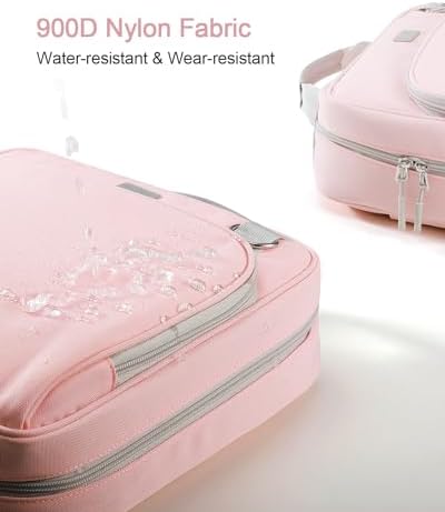 3-Inch 3-Ring Zipper Binder with Shoulder Strap and Multiple Pockets - Image 5