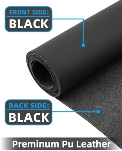 Small Desk Mat,Leather Desk Pad Protector,Desk Mouse pad,Office Desk mat,Laptop Mat for Desk, Non-Slip PU Leather Desk Blotter,Waterproof Desk Writing Pad for Office/Home(23.6"x13.8",Black) - Image 2
