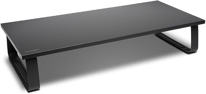 Kensington Extra Wide SmartFit Monitor Stand, Ergonomic Height Adjustable, for Monitors up to 32 Inches and MacBook M1/M2/M3/M4 (K55726WW) Black by Unknown