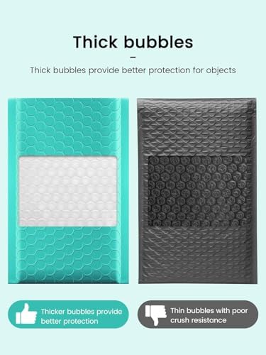 GSSUSA Teal Bubble Mailers 4x8 Padded Envelopes 19200 Pack, 1Pallet - Image 7