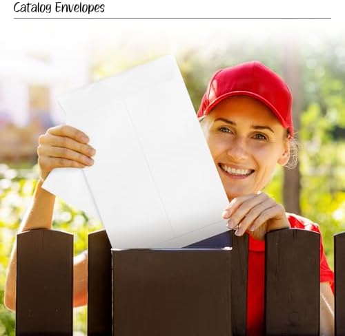 ACSTEP 9x12 Catalog Envelopes 100 Pack White Security Envelopes Self Seal - Image 6
