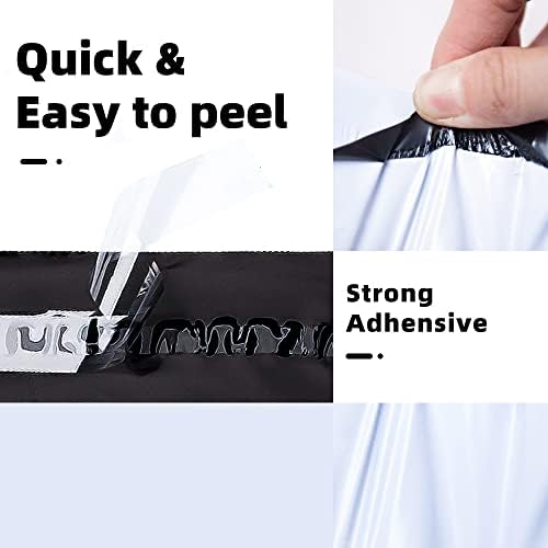 POLYSELLS 50 pcs 14.5x19 Inches White Poly Mailers Shipping Envelopes, Strong Adhesive Sealing, Waterproof, and Tear-resistant Postal Mailing Bags for Clothing and Accessories - Image 3